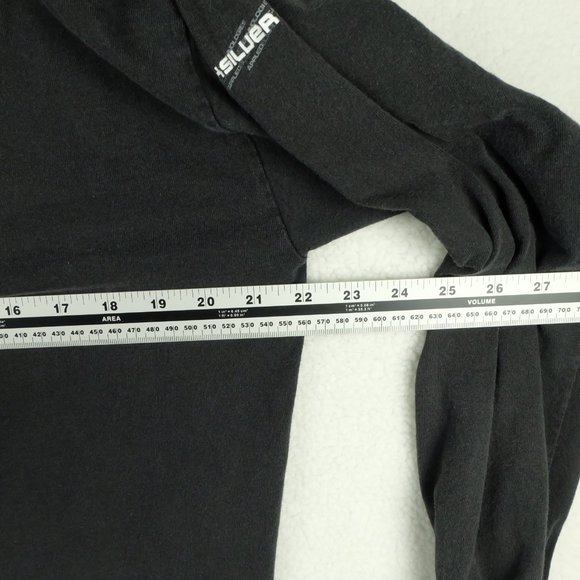 Quiksilver Mens T Shirt Large Vintage Long Sleeve Spell Out Logo Skateboarding - Picture 9 of 10